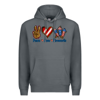 Rock Peace Love Fireworks Premium Hoodie - Jasminsmagicworld