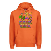 Carrot my first mardi gras glitter fleur de lis Premium Hoodie - Artiststas