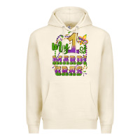 Tofu my first mardi gras glitter fleur de lis Premium Hoodie - Artiststas