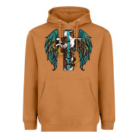 Meerkat western wings cross blessed Heavyweight Hoodie - RanaPortraitStore