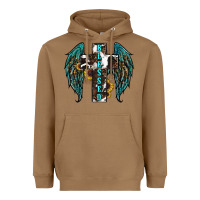 Toasted Coconut western wings cross blessed Heavyweight Hoodie - RanaPortraitStore