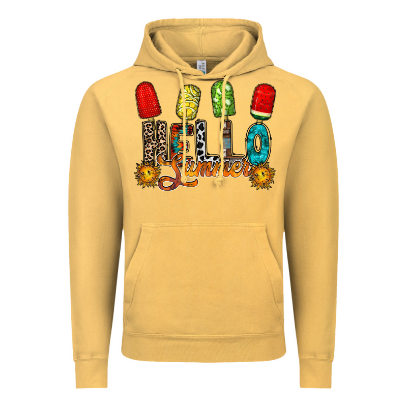 Hello Summer Vintage Hoodie by RacoonDesign | Teevron