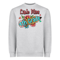 Heather Grey little miss fourth grade Heavyweight Sweatshirt - Jasminsmagicworld