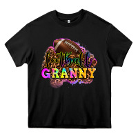 Black football granny Heavy Core Tee - OliviaCreatesArt