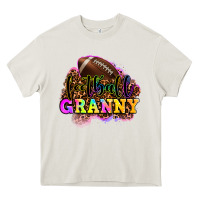 Cream football granny Heavy Core Tee - OliviaCreatesArt