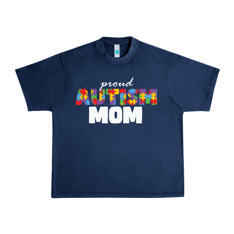Lil Autism Mom Urban Heavy Tee by CowhideDigitalArt | Teevron