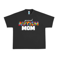 Pigment Black LIL Autism Mom Urban Heavy Tee - CowhideDigitalArt