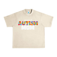Sandshell LIL Autism Mom Urban Heavy Tee - CowhideDigitalArt