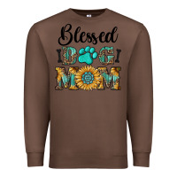 Chestnut Blessed dog mom Premium Sweatshirt - RanaPortraitStore