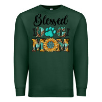 Sports Green Blessed dog mom Premium Sweatshirt - RanaPortraitStore