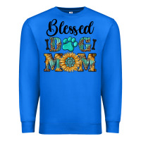 True Royal Blessed dog mom Premium Sweatshirt - RanaPortraitStore