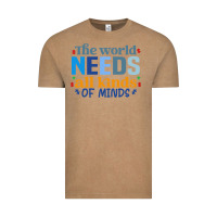 Vintage Coffee The world needs all kinds of minds Vintage Tee - CowhideDigitalArt
