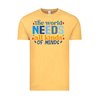 Vintage Mustard The world needs all kinds of minds Vintage Tee - CowhideDigitalArt