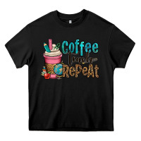 Black coffee teach repeat Heavy Core Tee - OliviaCreatesArt