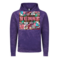 Cloud Purple Nurse Vintage Hoodie - LillyAllenDesigns