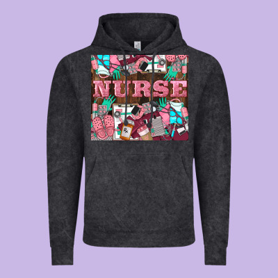Nurse Vintage Hoodie Designed By Lillyallendesigns