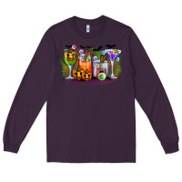 Plum halloween Long Sleeve Tee - CowhideDigitalArt