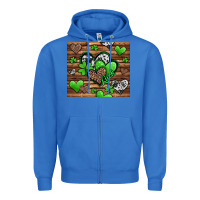 True Royal st patricks day hearts Zipper Hoodie - Jasminsmagicworld