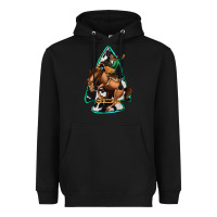 Black bucking bronco arrowhead Heavyweight Hoodie - Jasminsmagicworld