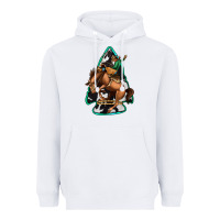 White bucking bronco arrowhead Heavyweight Hoodie - Jasminsmagicworld