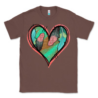 Chestnut Feather Heart Classic Tee - Jasminsmagicworld