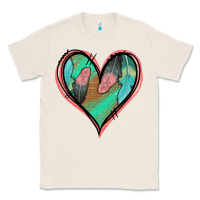 Natural Feather Heart Classic Tee - Jasminsmagicworld