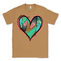 Toasted Coconut Feather Heart Classic Tee - Jasminsmagicworld