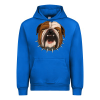 Cobalt Bulldog Urban Hoodie - Jasminsmagicworld