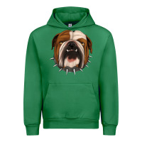 Emerald Bulldog Urban Hoodie - Jasminsmagicworld