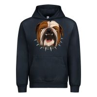Navy Bulldog Urban Hoodie - Jasminsmagicworld