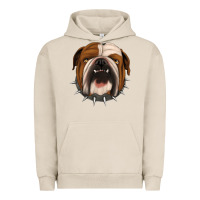 Pigment French Oak Bulldog Urban Hoodie - Jasminsmagicworld