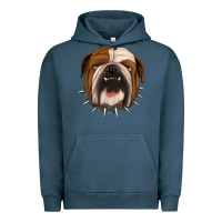 Pigment Midnight Navy Bulldog Urban Hoodie - Jasminsmagicworld