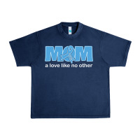 Navy lil autism mom Urban Heavy Tee - CowhideDigitalArt