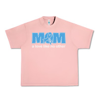 Salmon lil autism mom Urban Heavy Tee - CowhideDigitalArt