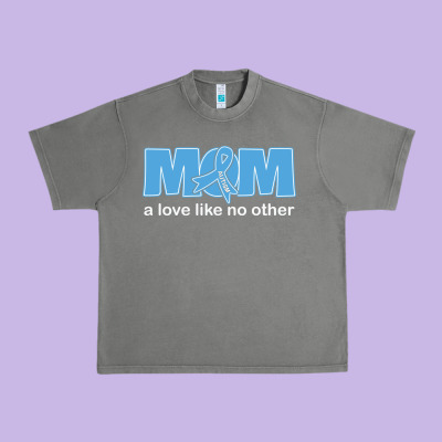 Lil Autism Mom Urban Heavy Tee Designed By Cowhidedigitalart