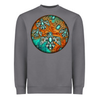 Storm western pattern circle Heavyweight Sweatshirt - Jasminsmagicworld