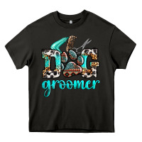Asphalt western dog groomer Heavy Core Tee - OliviaCreatesArt