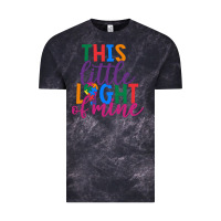 Cloud Black This Little Light Of Mine Vintage Tee - CowhideDigitalArt