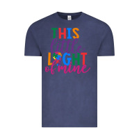 Vintage Denim This Little Light Of Mine Vintage Tee - CowhideDigitalArt