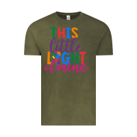 Vintage Olive This Little Light Of Mine Vintage Tee - CowhideDigitalArt