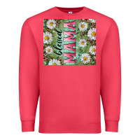 Cardinal Blessed mama with daisy and leopard Premium Sweatshirt - RanaPortraitStore