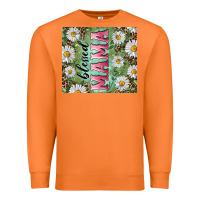 Carrot Blessed mama with daisy and leopard Premium Sweatshirt - RanaPortraitStore