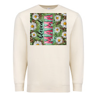 Sandshell Blessed mama with daisy and leopard Premium Sweatshirt - RanaPortraitStore