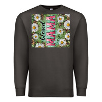 Smoke Blessed mama with daisy and leopard Premium Sweatshirt - RanaPortraitStore