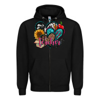 Black teacher hearts Zipper Hoodie - Jasminsmagicworld