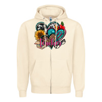 Sandshell teacher hearts Zipper Hoodie - Jasminsmagicworld