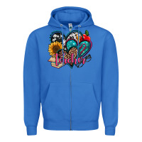 True Royal teacher hearts Zipper Hoodie - Jasminsmagicworld