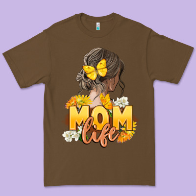 Mom Life Mother's Day Premium Tee Designed By Fadigitalartstudio