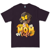 Plum Mom life Mother's Day Premium Tee - FaDigitalArtStudio