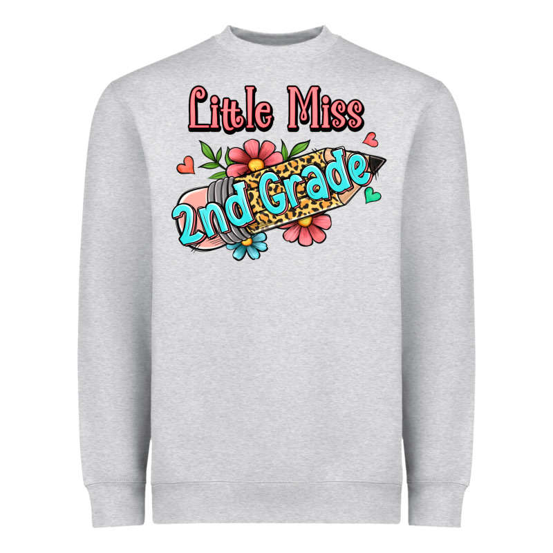 Little Miss Second Grade Heavyweight Sweatshirt by Jasminsmagicworld | Teevron